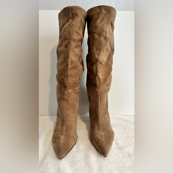 Steve Madden Shoes - Steve Madden Tan Suede Knee High Boots Size 10